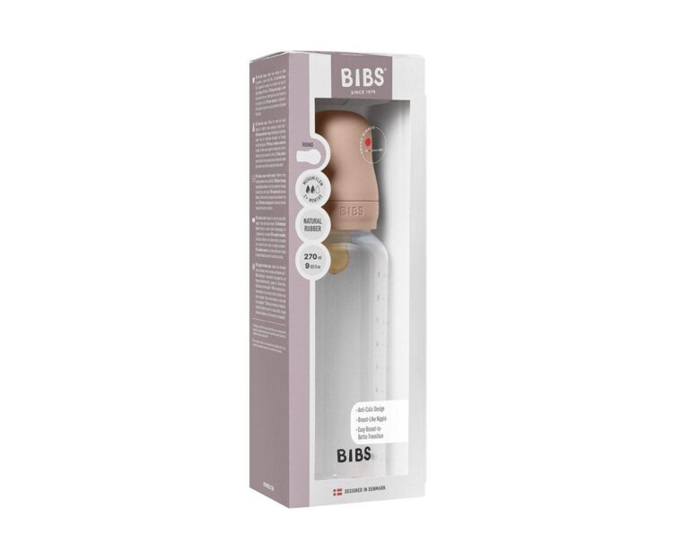 Biberón Plástico BIBS Blush 270ml - Imagen 2