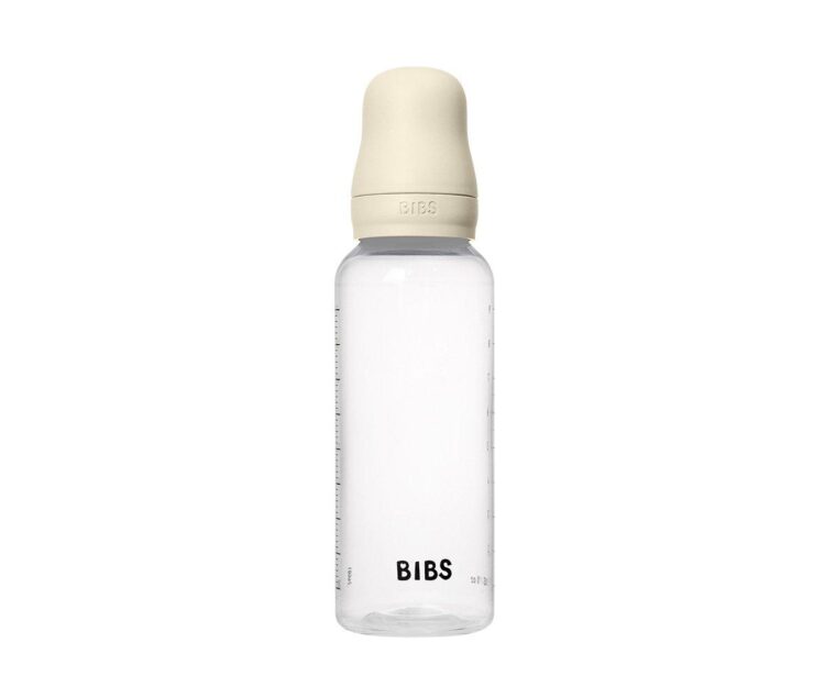 Biberón Plástico BIBS Silicona Ivory 270ml - Imagen 3