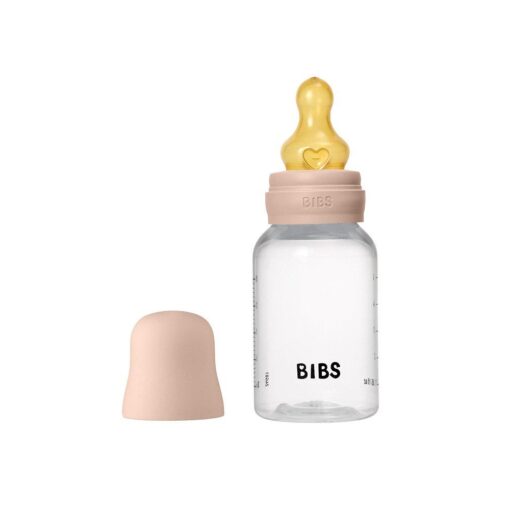 Biberón Plástico BIBS Látex Blush 150ml