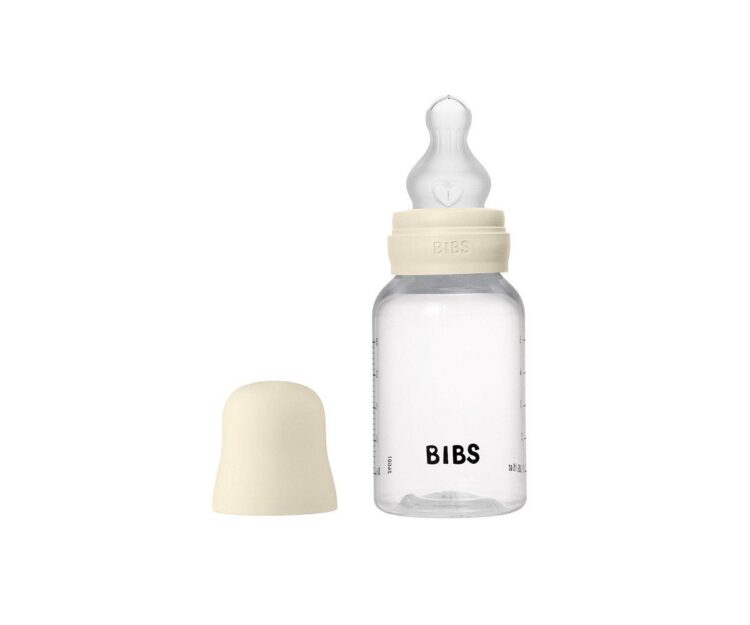2 Biberones Plástico BIBS Silicona Ivory 150 ml - Imagen 2
