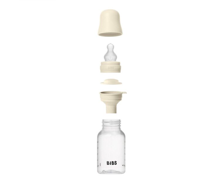2 Biberones Plástico BIBS Silicona Ivory 150 ml - Imagen 4