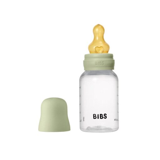 Biberón Plástico BIBS Látex Sage 150ml