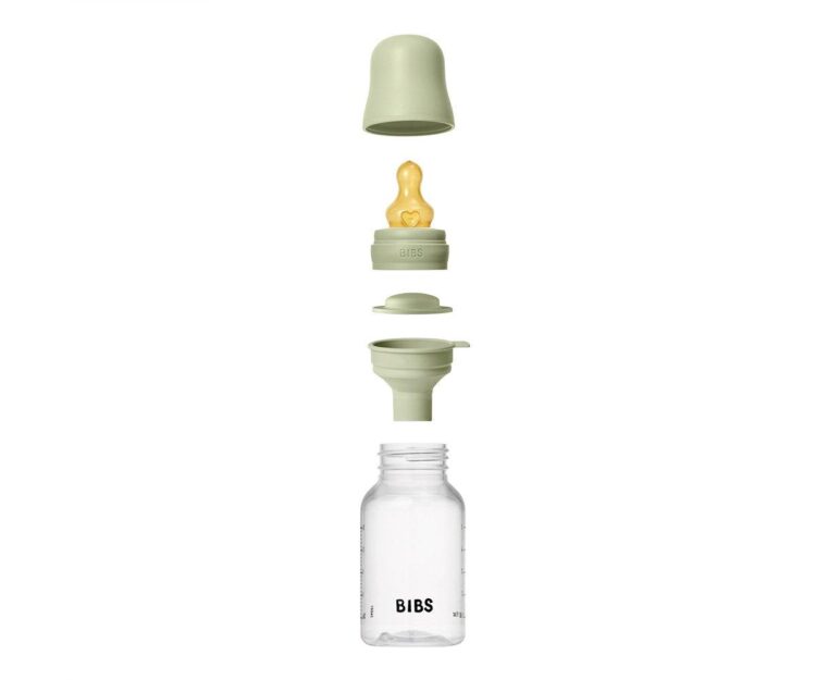 Biberón Plástico BIBS Látex Sage 150ml - Imagen 4