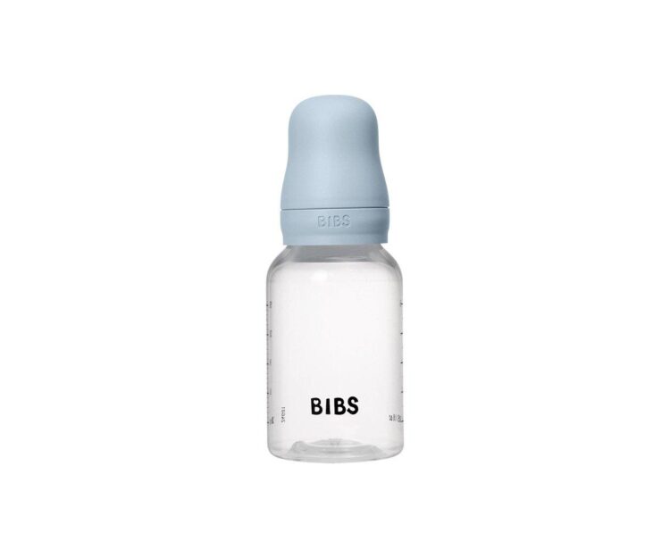 Biberón Plástico BIBS Látex Baby Blue 150ml - Imagen 3