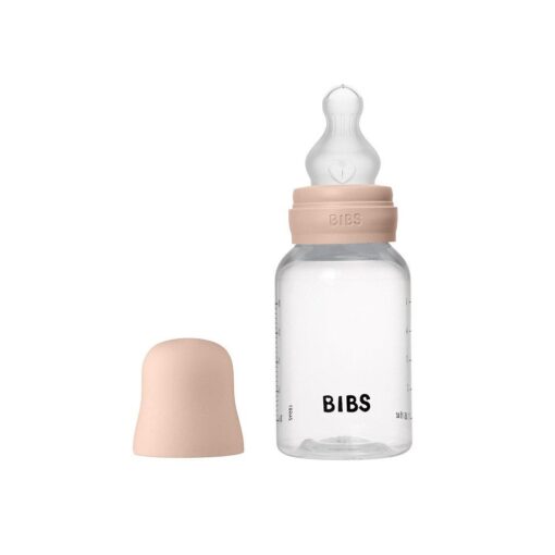 Biberón Plástico BIBS Silicona Blush 150ml