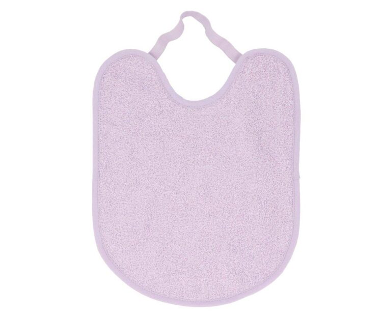 Babero Rizo Impermeable Malva