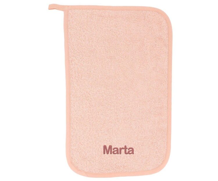 Toalla Guarderia Personalizable Rosa - Imagen 2