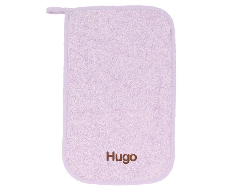 Toalla Guarderia Personalizable Malva - Imagen 3