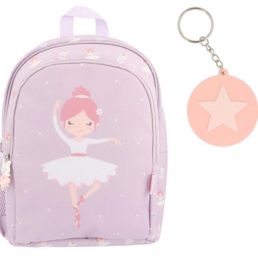 Mochila Mediana Ballet + Llavero Personalizable