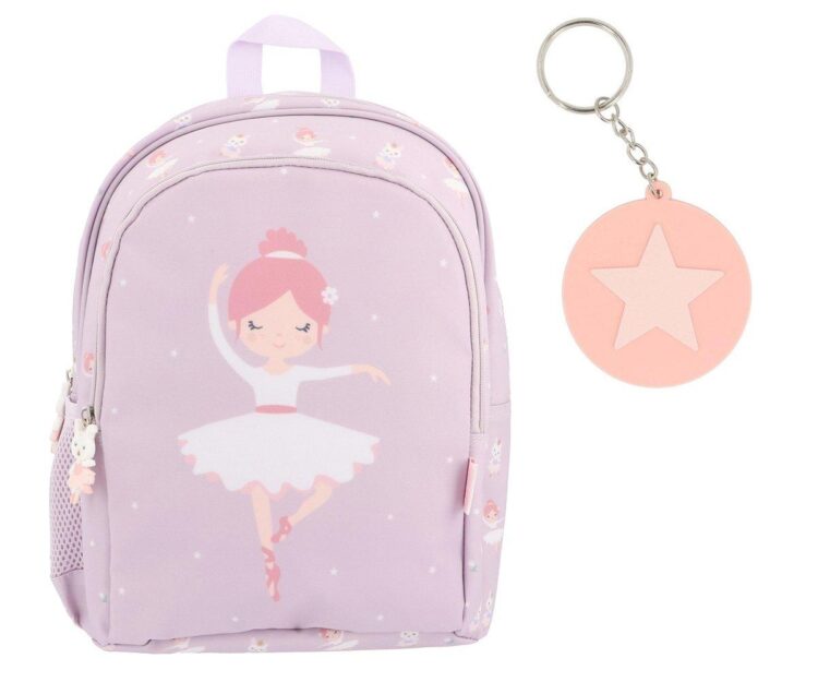 Mochila Mediana Ballet + Llavero Personalizable