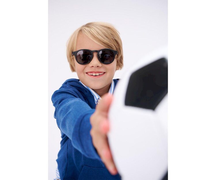 Gafas de Sol Flexibles Keyhole (3-5años) Smoke Lenses Jet Black - Imagen 3