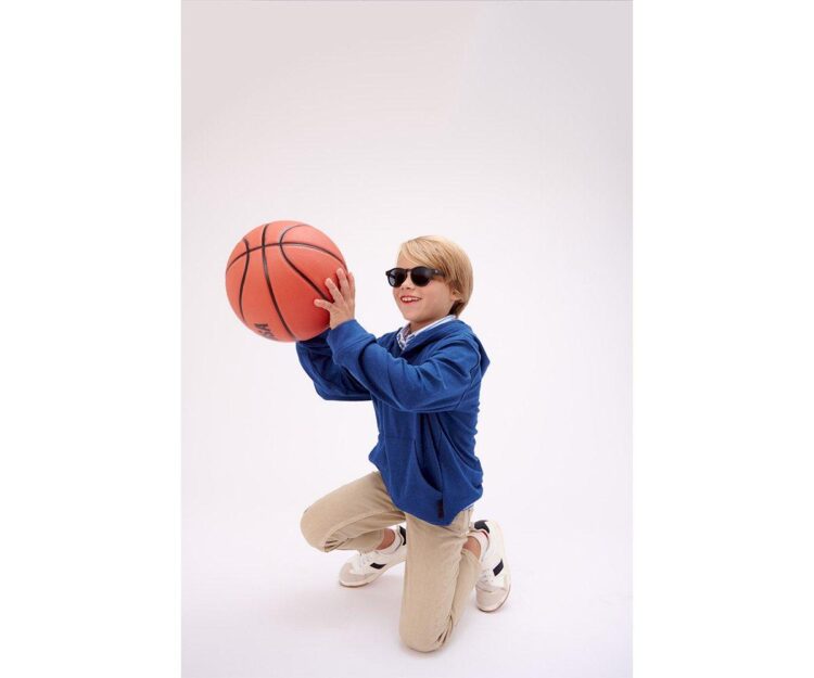 Gafas de Sol Flexibles Keyhole (3-5años) Smoke Lenses Jet Black - Imagen 4