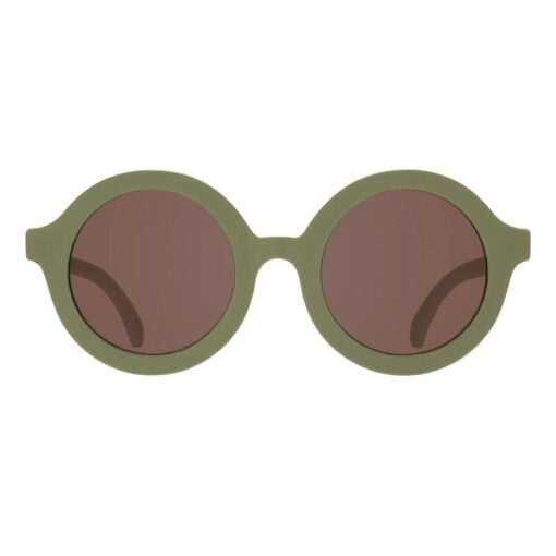 Gafas de Sol Flexibles (3-5años) Euro Round Amber Lenses Wild Moss