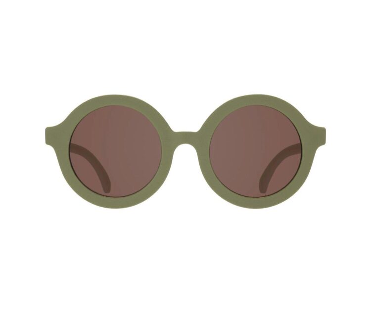 Gafas de Sol Flexibles (0-24meses) Euro Round Amber Lenses Wild Moss