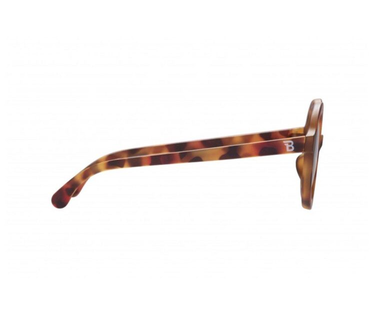 Gafas de Sol Flexibles (0-24meses) Euro Round Amber Lenses Classic Tortoise - Imagen 3