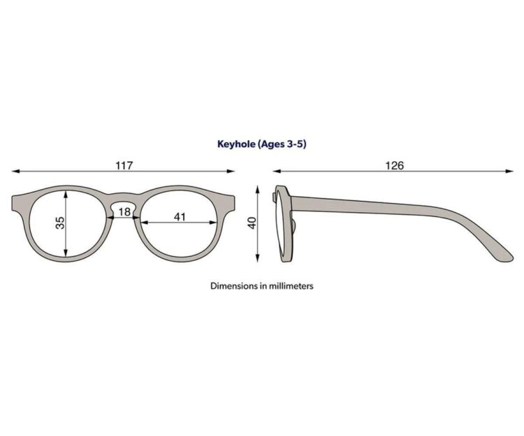 Gafas de Sol Flexibles Navigators (3-5años) Baby Blue Amber Lenses - Imagen 5