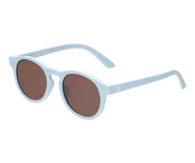 Gafas de Sol Flexibles Keyhole (3-5años) Baby Blue Amber Lenses - Imagen 2