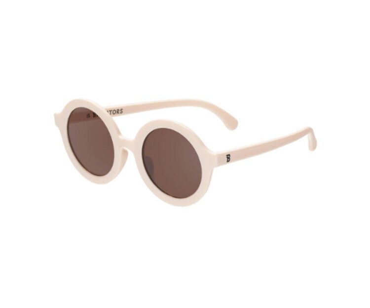 Gafas de Sol Flexibles (0-24meses) Euro Round Sweet Cream - Imagen 2