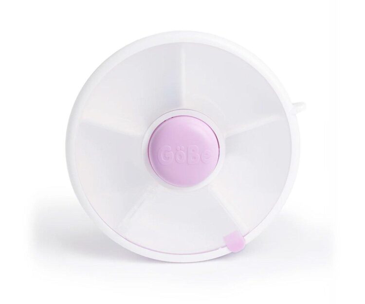 Caja Almuerzo Snack Spinner Flip, Correa de Mano y Hoja de Pegatinas Taro Purple - Imagen 2
