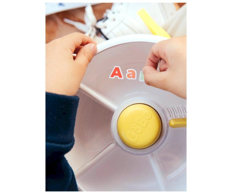 Caja Almuerzo Snack Spinner Flip, Correa de Mano y Hoja de Pegatinas Taro Purple - Imagen 11