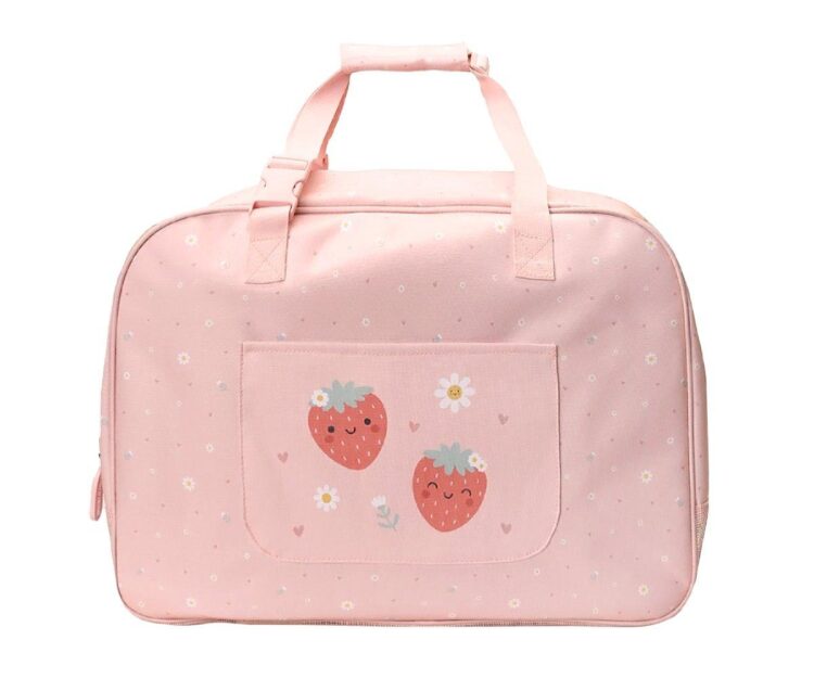 Bolso de Playa con Rejilla Strawberries Personalizable