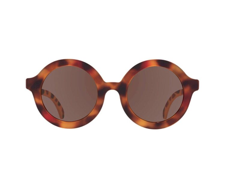 Gafas de Sol Flexibles (3-5años) Euro Round Amber Lenses Classic Tortoise