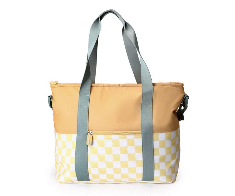 Bolso Nevera Stripes Yellow Chess