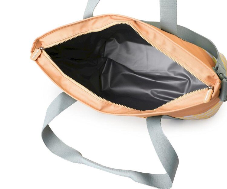 Bolso Nevera Stripes Yellow Chess - Imagen 4
