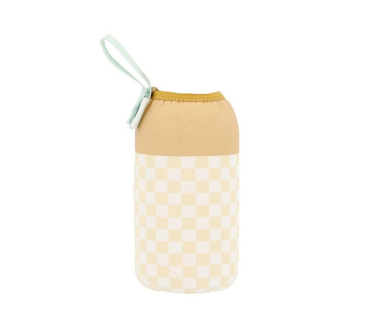 Funda Neopreno Stripes Yellow Chess 500ml