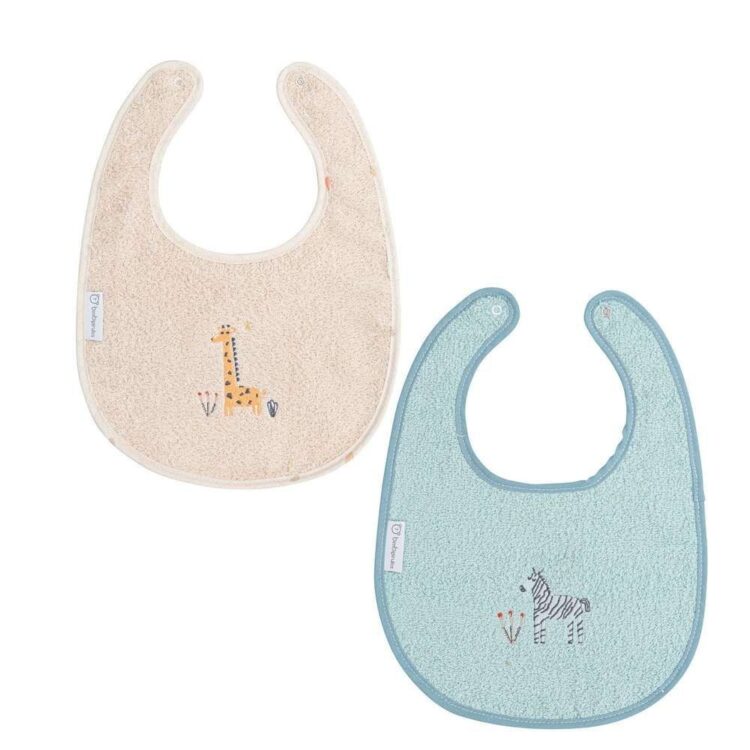 Set 2 baberos Kenia Lino