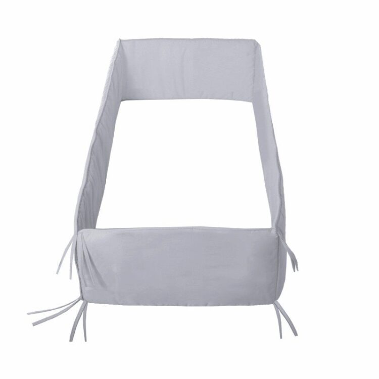 PROTECTOR CUNA 420 420x30x3 CM LISO E GRIS