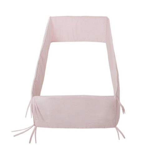 PROTECTOR CUNA 360 360x30x3 CM LISO E ROSA EMPOLVADO