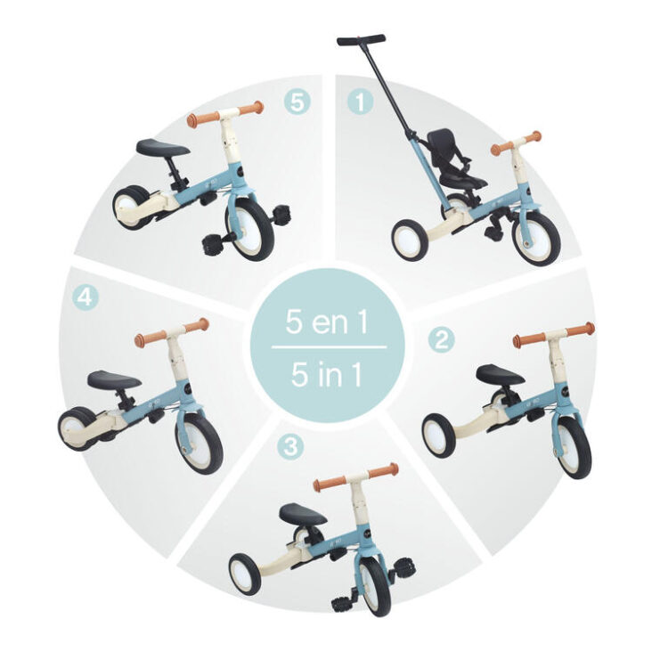 Triciclo multifunción evolutivo GYRO Gris - Imagen 3