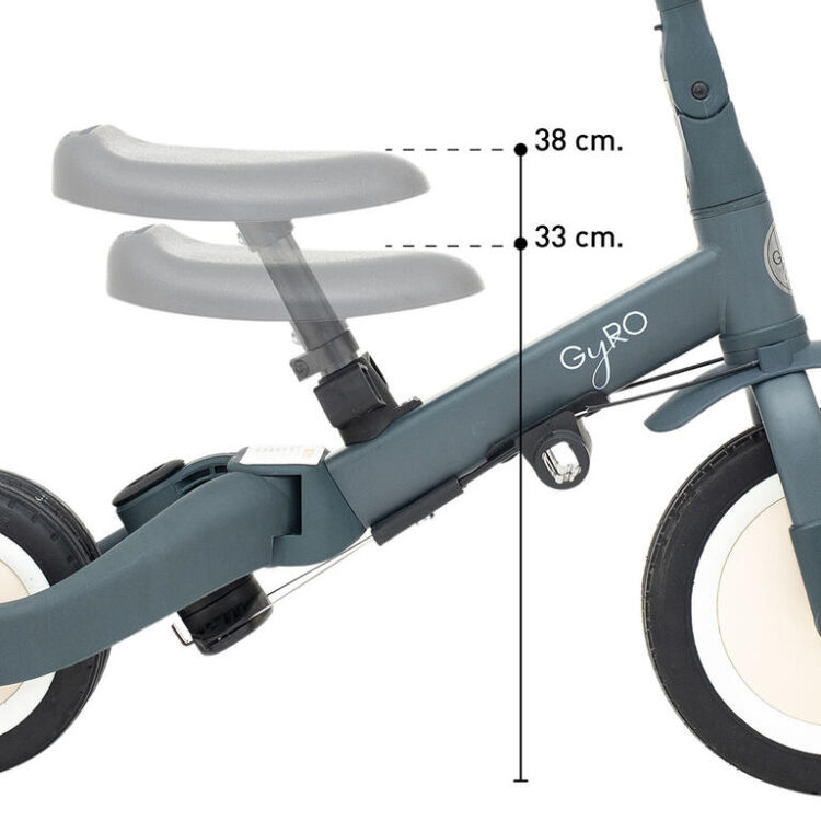 Triciclo multifunción evolutivo GYRO Gris - Imagen 11