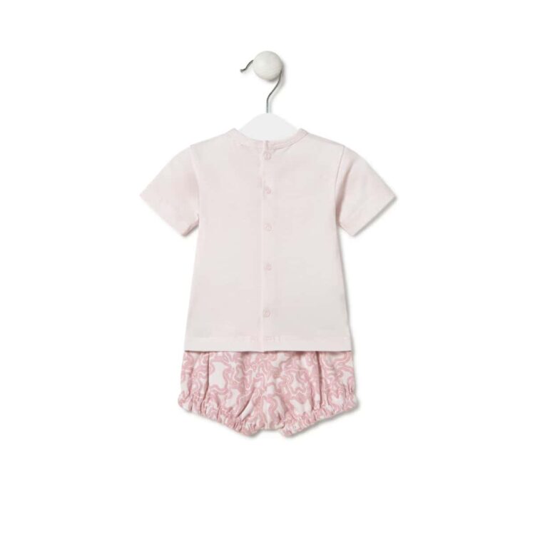 Conjunto bebé Camisa +Pololo KaosP Rosa Tous - Imagen 3
